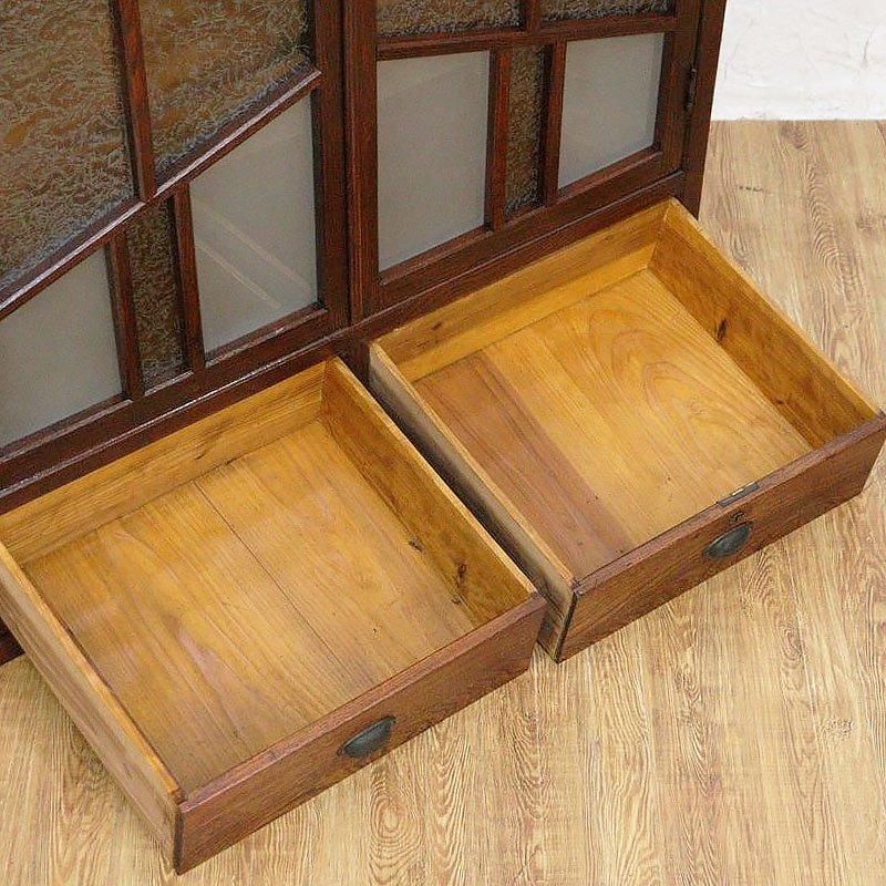 六角形 ガラスケース 幅68.5cm コレクションケース 完成品