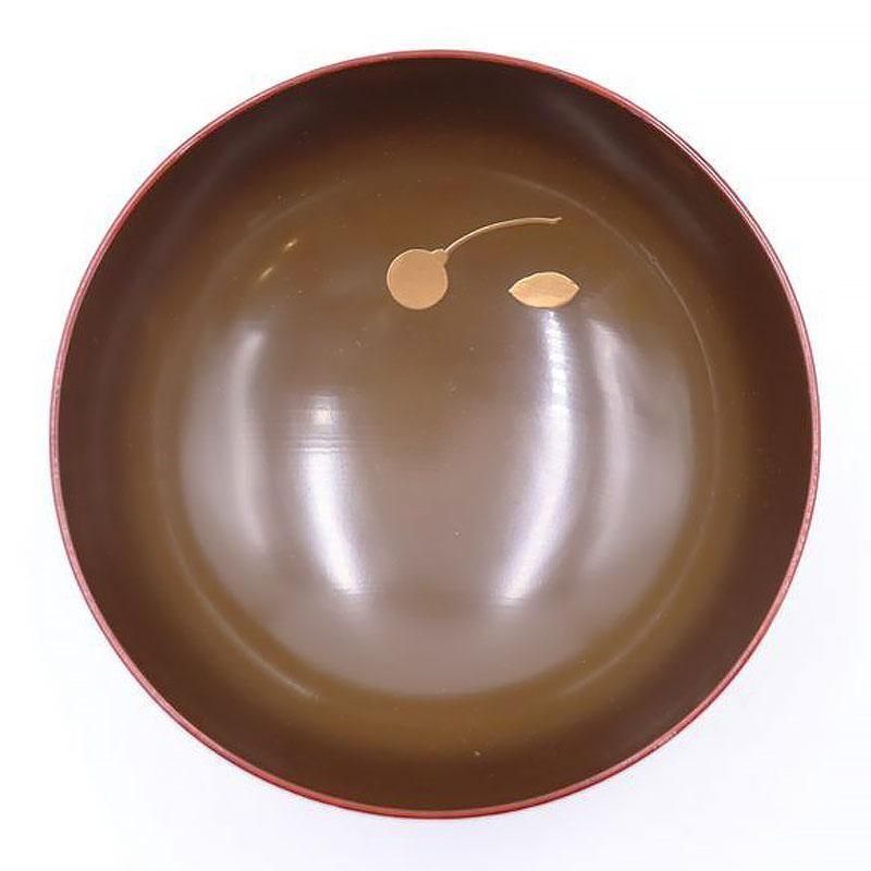 金継ぎ】漆塗り蓋椀 内金蒔絵 アンティーク 骨董 和食 漆器の器