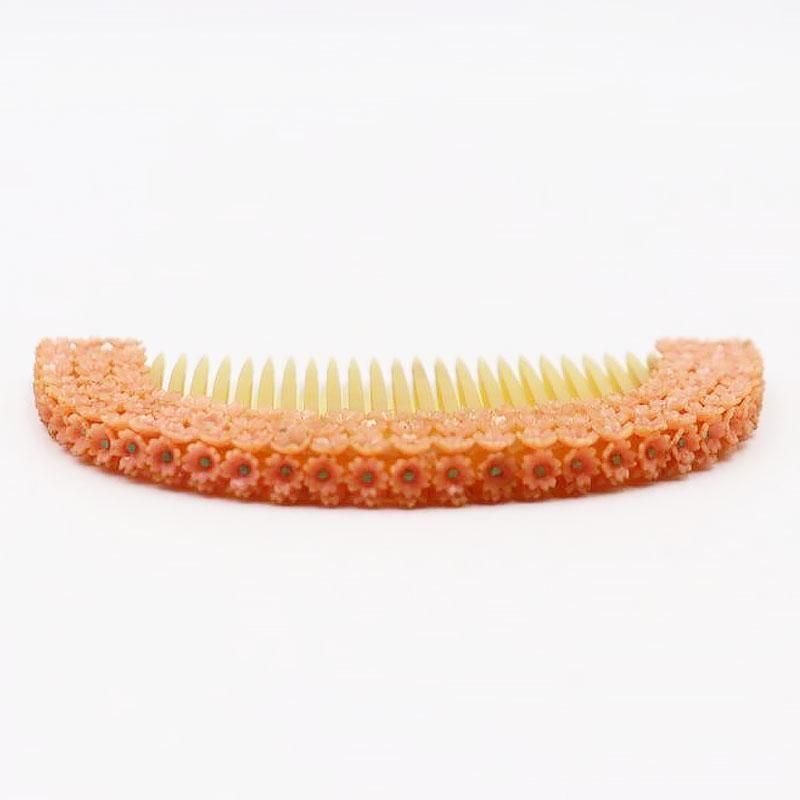 くし 日本製 大正時代 桜づくし 幅10.5cm アンティーク