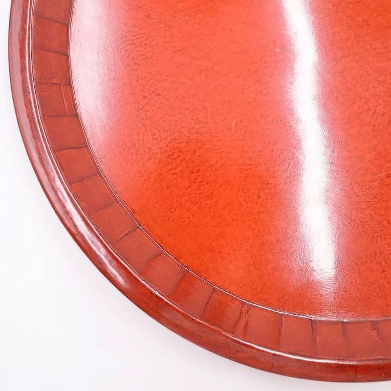 古道具　赤漆ぼん 古道具赤漆ぼん