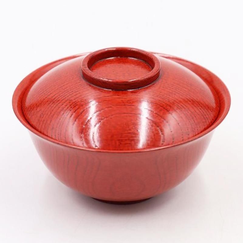 木曽漆器 吸物椀 二十客（蓋付き／江戸後期・手描 木曽漆器 吸物椀 二十客（蓋付き／江戸後期・手描
