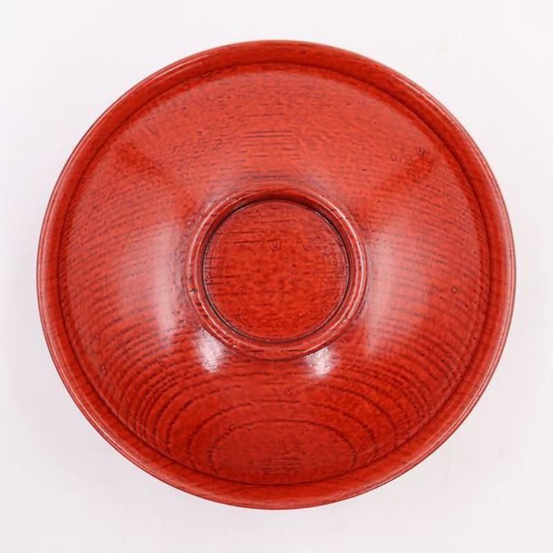 吸物椀 後藤塗り 朱赤塗り 昭和初期 直径11.5cm