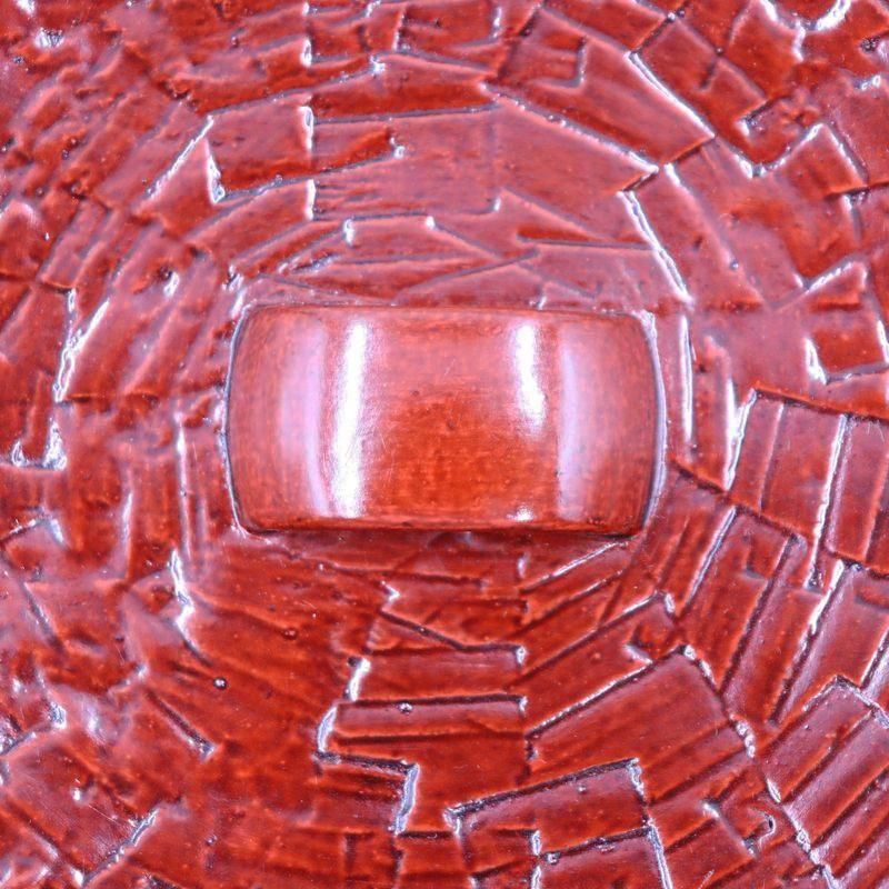 漆器 後藤塗り 朱赤塗り 昭和初期 丸おひつ 直径29cm