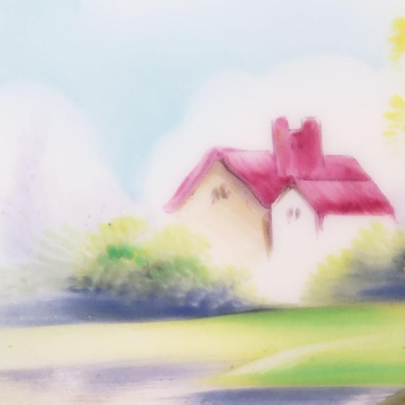 明治時代手描き NORITAKE オールドノリタケ ケーキ皿 レトロ