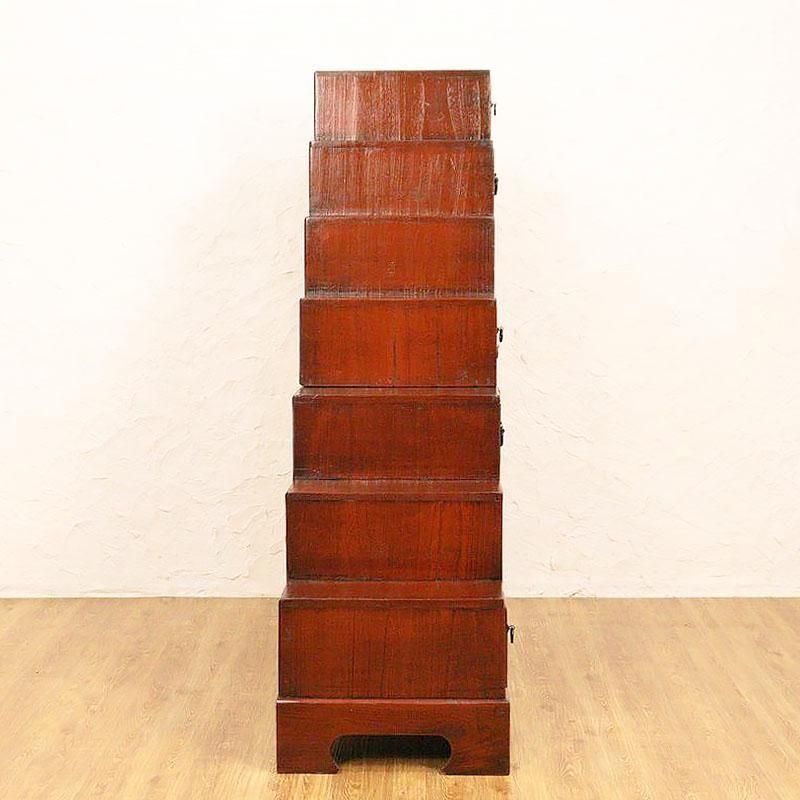 階段箪笥｜豊富な収納スペース、使い勝手抜群 120cm