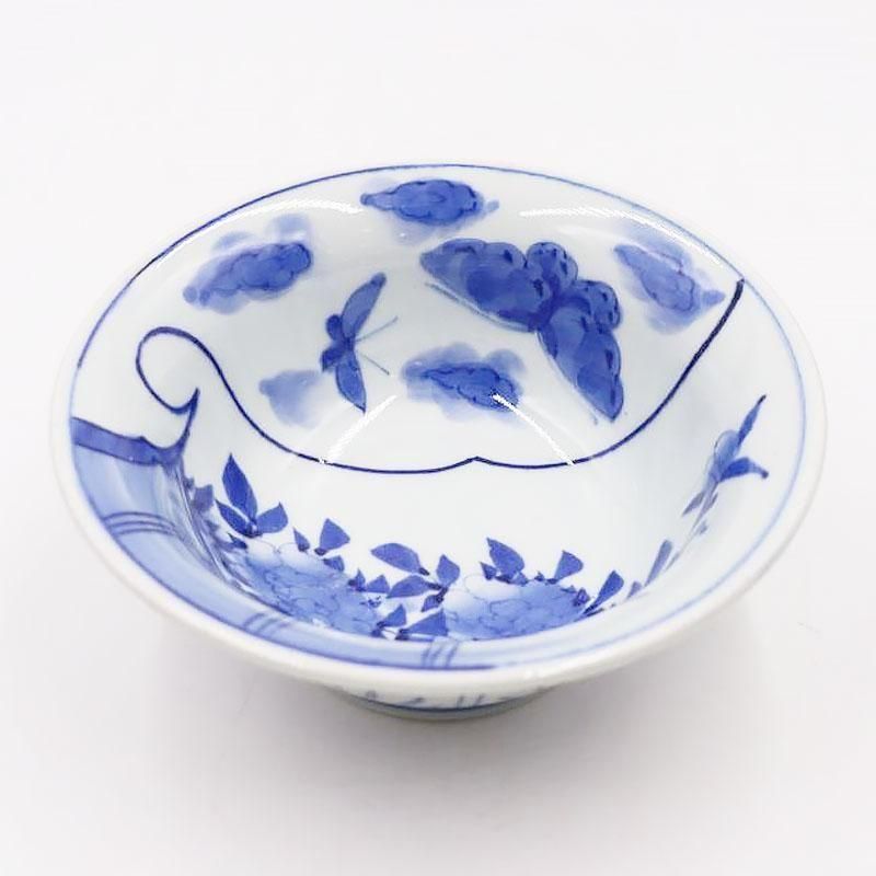 大皿■ベロ藍(江戸後期~明治期)古い染付 鶴 花蝶紋 花唐草 直し有り 時代物 古伊万里 染付 花唐草 粟に鶉文 中皿 藍柿右衛門 江戸中期 渦福