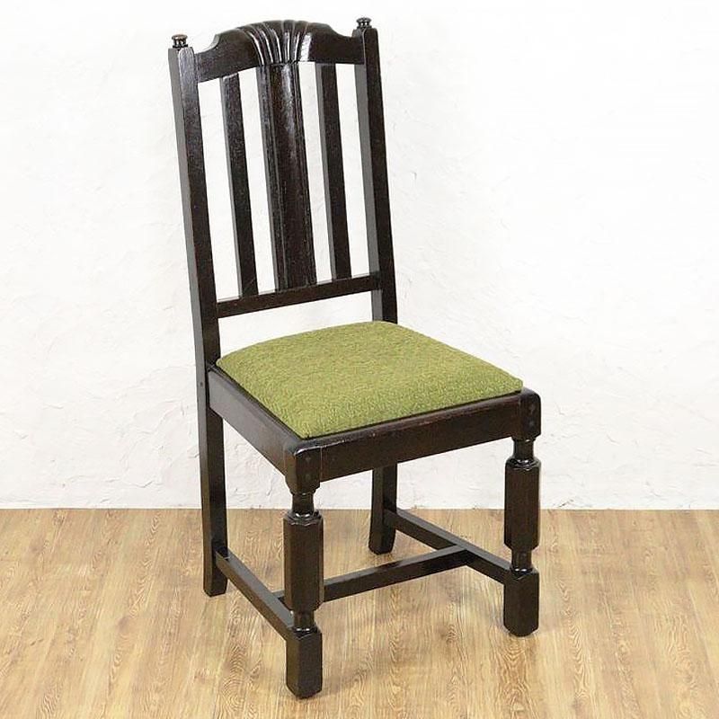 緑色のクラシックダイニングチェア2脚セット チェア③ アンティーク 送料無料】 ヴェローナクラシック 革張りダイニングチェア イタリア