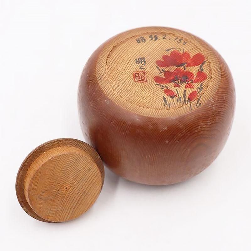 伝統こけし 鳴子系 桜井昭二 昭和中期 小物入れ アンティーク