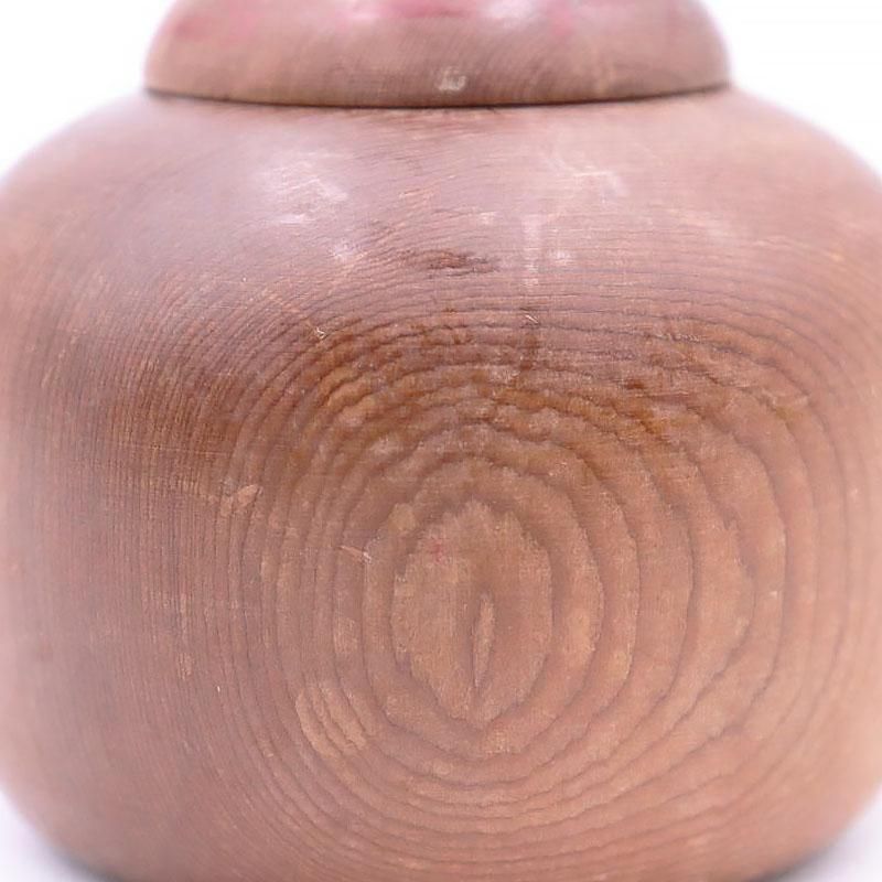 伝統こけし 鳴子系 桜井昭二 昭和中期 小物入れ アンティーク