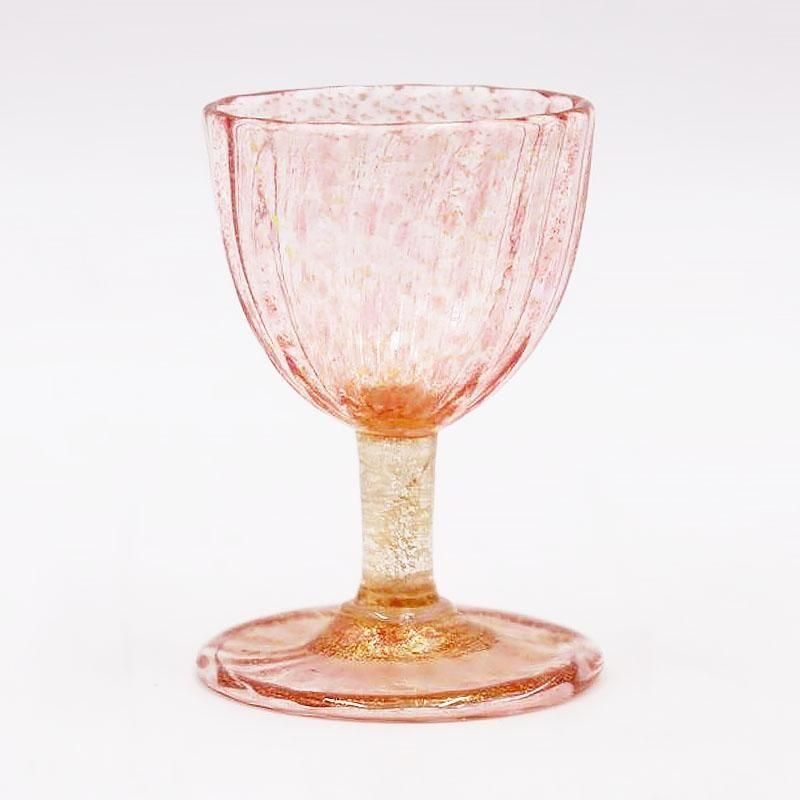 リキュールグラス ヴェネツィアの金箔 輝く1950年代のアンティ