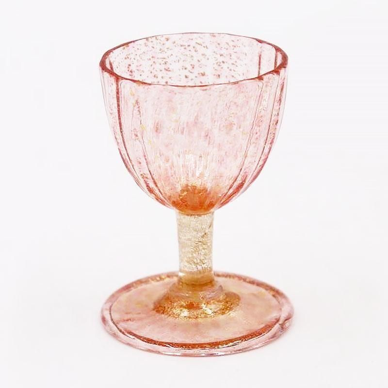 アンティーク ヴェネチアンガラス ムラーノリキュールグラス オパールセント 金彩 アンティーク ヴェネチアンガラス ムラーノリキュールグラス