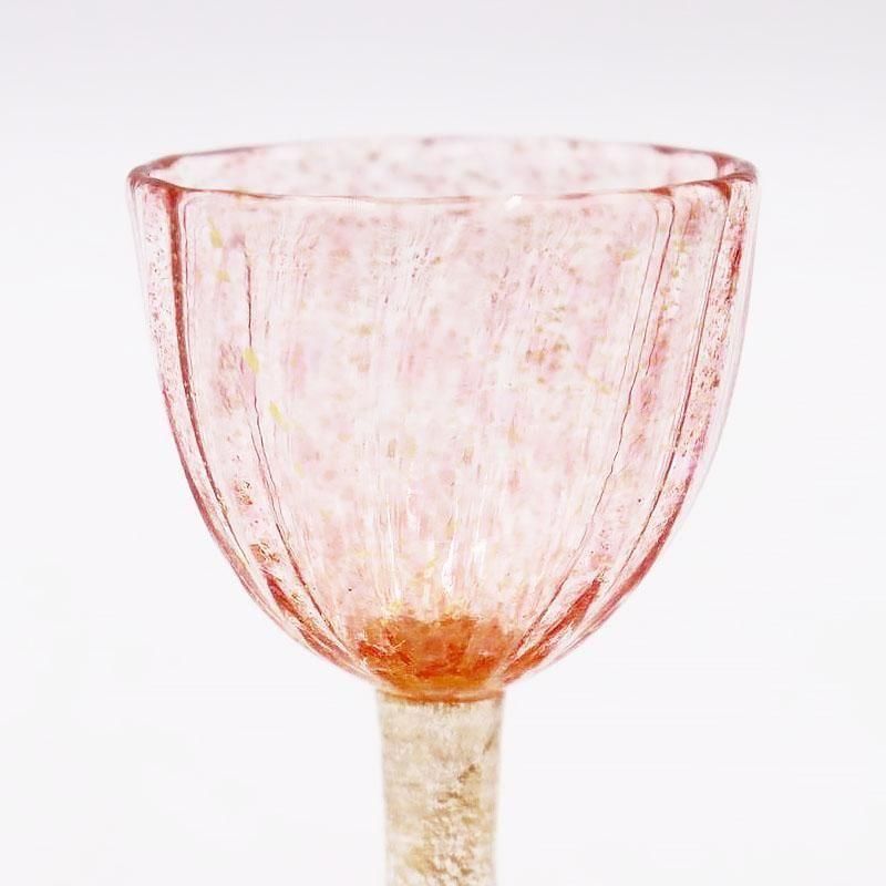 リキュールグラス ヴェネツィアの金箔 輝く1950年代のアンティ