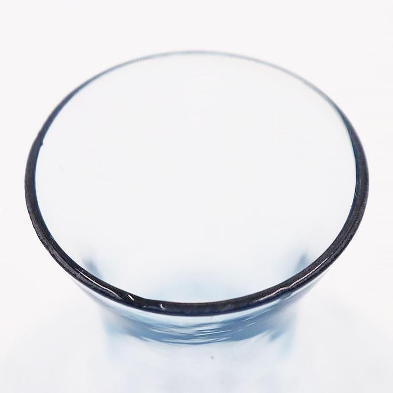 水差しコップセット 昭和初期の切子の水色アンティーク