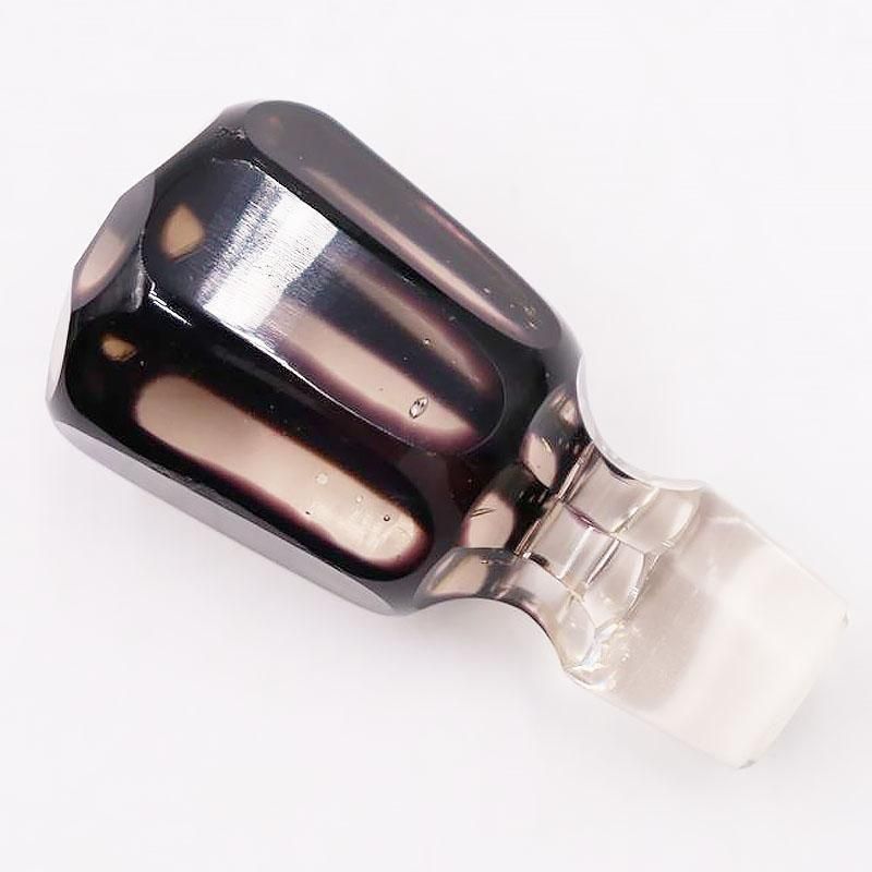 切子リキュールボトル 大正ロマンの紫ガラスアンティーク