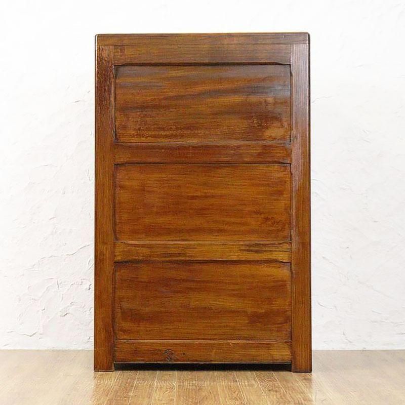 レトロ 古道具 木製 骨董品 時代家具 衣類収納 Amazon.co.jp: 【骨董品】レトロ本棚ガラス扉付き無垢材木製収納