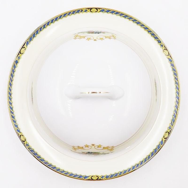 ノリタケ ノリタケ金彩花模様バター皿18.5cm