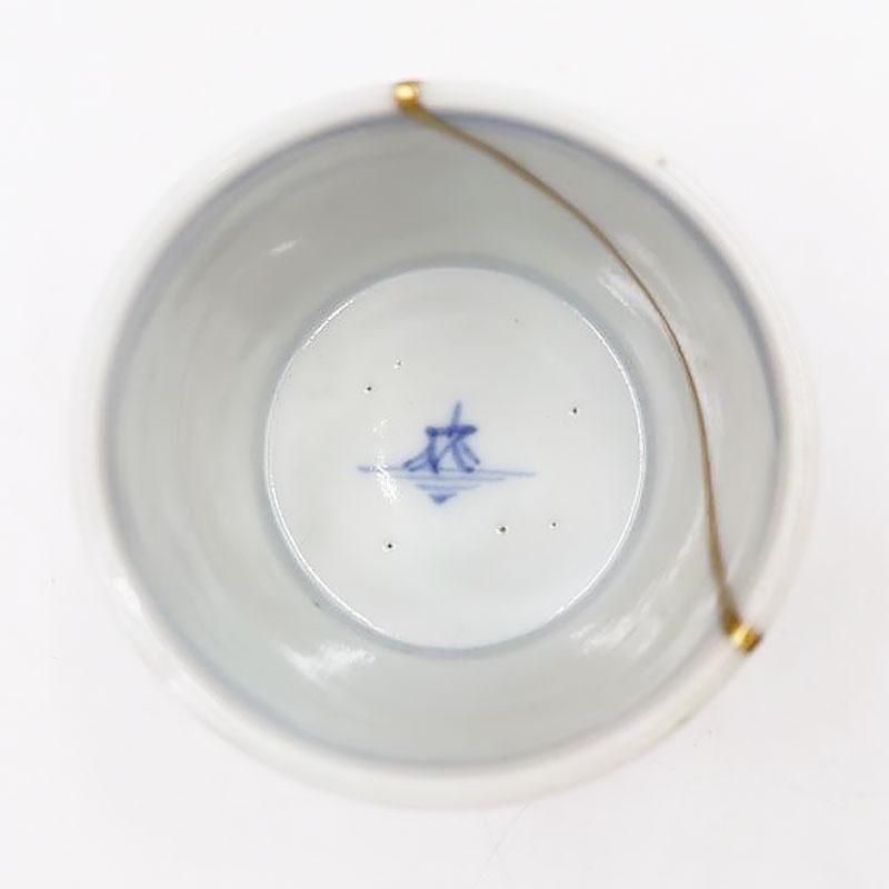 蕎麦猪口■伊万里 色絵 桐 鶴 菊 牡丹 5客セット 湯飲 骨董■ 金継ぎ】手描き 染付 湯呑 蕎麦猪口 カップ 小鉢 骨董 和食器