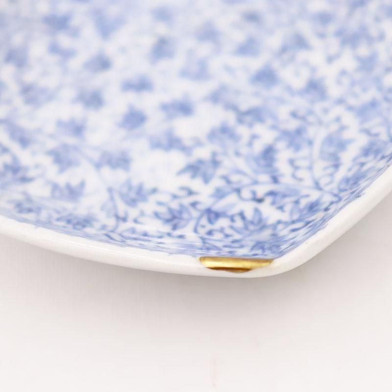 912『呉須 麦わら 豆皿 ５枚』　/骨董品 古美術 古道具 アンティーク 912『呉須 麦わら 豆皿 5枚』 /骨董品 古美術 古玩
