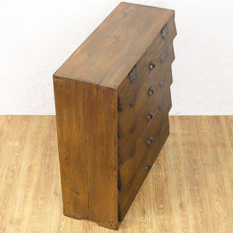 パタパタキャビネット 昭和レトロ 木製パタパタ 下駄箱 引出し付き