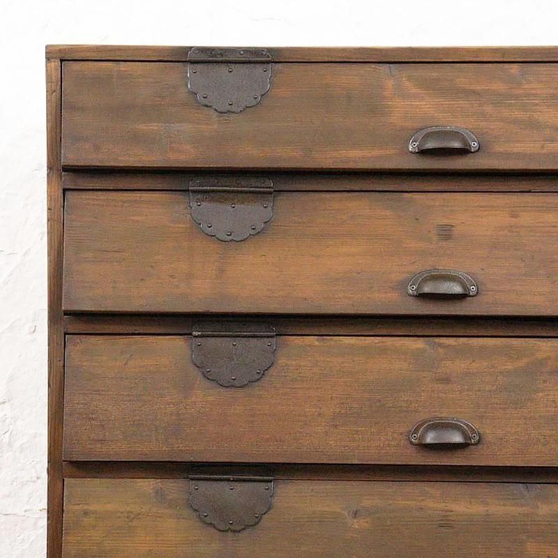 パタパタキャビネット 昭和レトロ 木製パタパタ 下駄箱 引出し付き