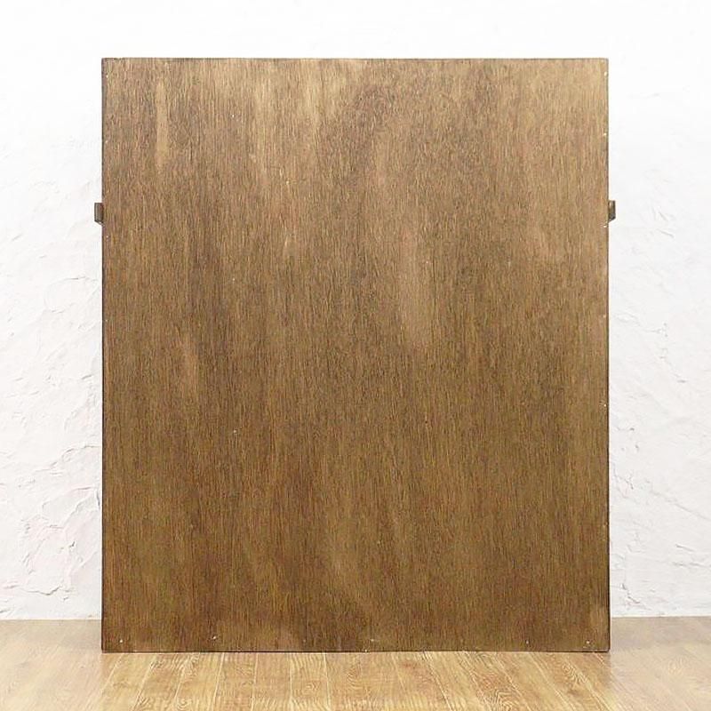 和風キャビネット 大正昭和の桐文様の天然杉材