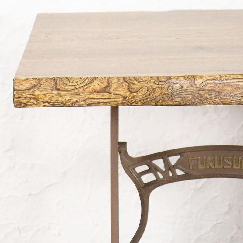 ※アンティーク※ FUKUSUKE足踏みミシン脚のテーブル　アイアン 足踏みミシンテーブル（FUKUSUKE） - 流木素材市場 阿波遊木