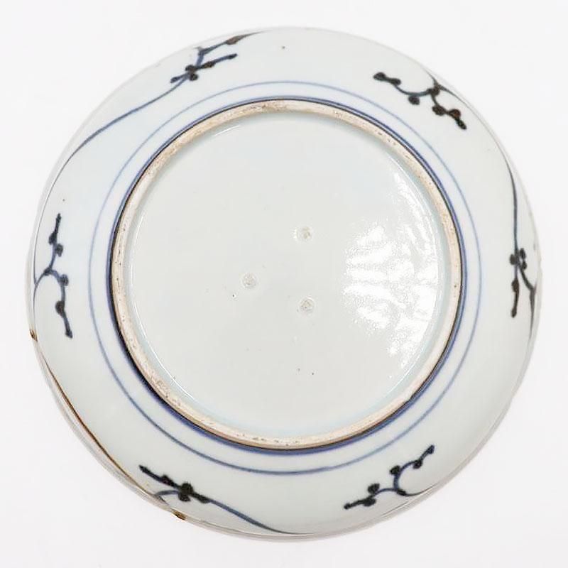 無傷　古伊万里　染付　豆皿　魚　小皿　鯛　骨董　金継ぎ　金直し　アンティーク 古伊万里 染付 豆皿 魚 小皿 鯛 骨董 金継ぎ 金直し アンティーク 鯛