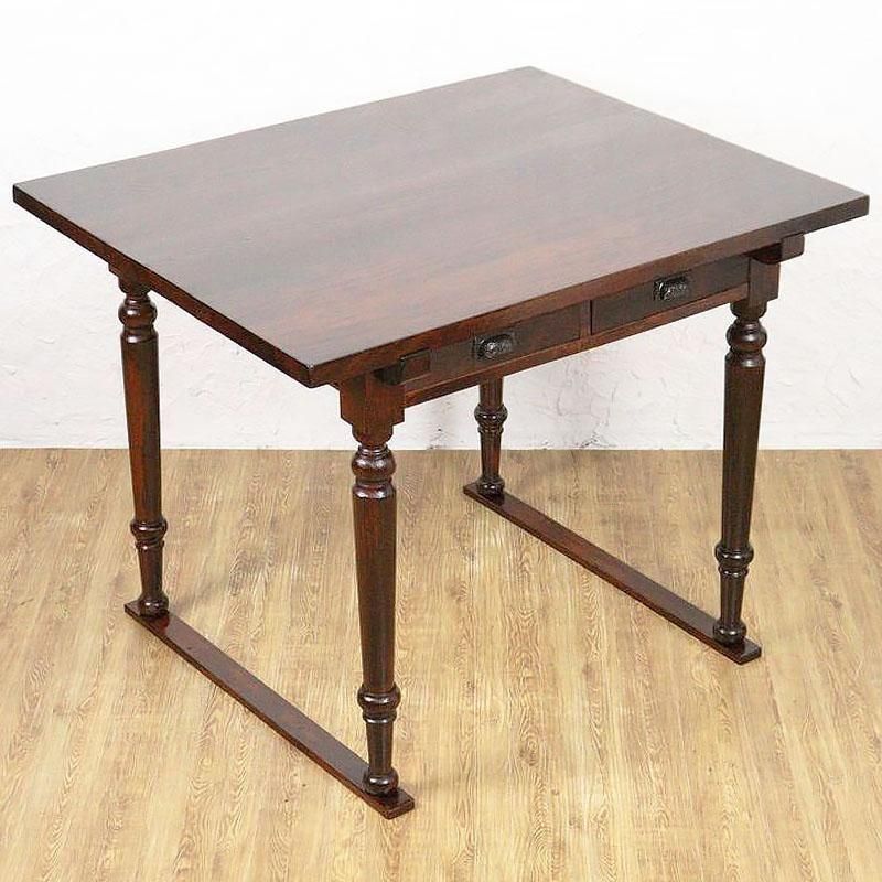 ANOME鉄脚×ナチュラル天板のアンティークミシンテーブル｜幅93cm