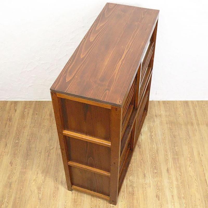 大正～昭和初期アンティーク和棚 家具 テレビ台 7krk23.jpg