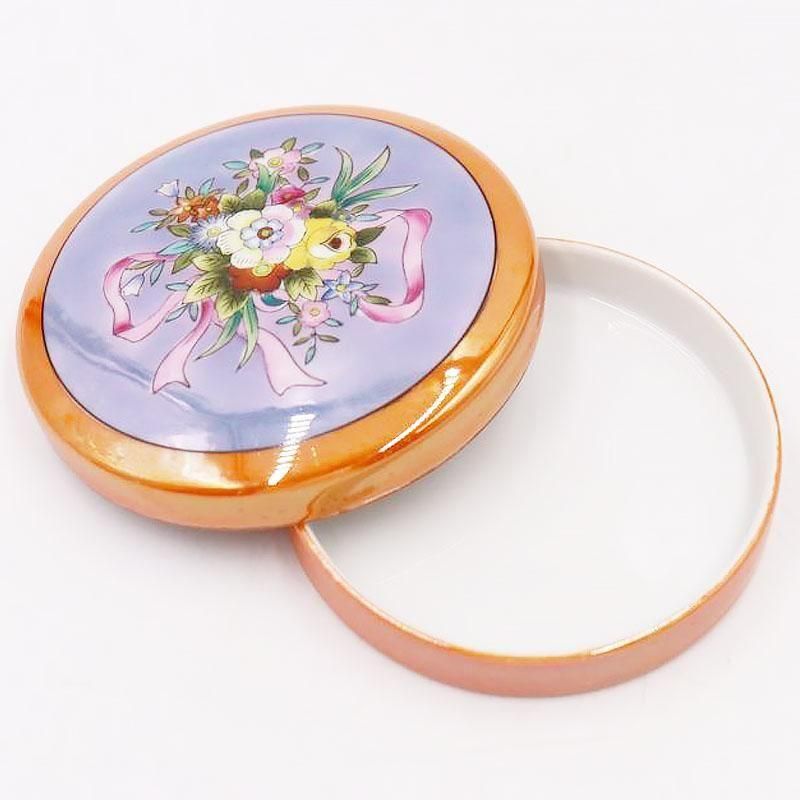 可愛いモガ★アールデコ ノリタケ デコレディ ラスター彩 ディッシュ M ノリタケ オールドノリタケ デコレディー アールデコ ソルト