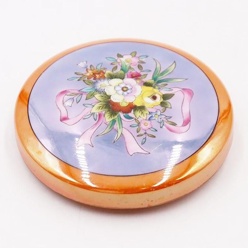 【CM295】オールドノリタケ 草花 ラスター彩 皿 小鉢 耳付 日本 陶磁器 CM295】オールドノリタケ 草花 ラスター彩 皿 小鉢 耳付 日本