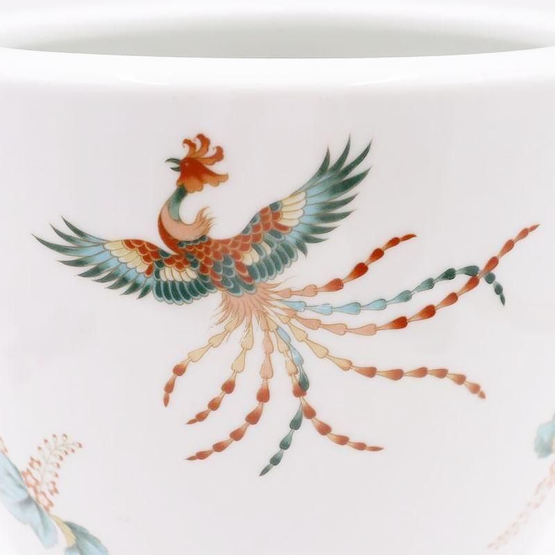 火鉢 昭和期のノリタケ製鳳凰絵柄の上品なアンティーク