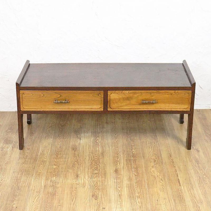 座机 文机 引出し付き 和室机 飾り台 アンティーク ヴィンテージ