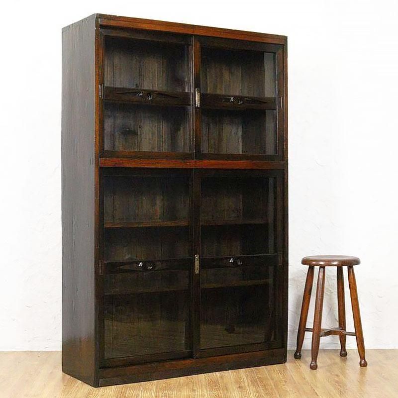 昭和レトロ 飾り棚　キャビネット ヴィンテージ　ミッドセンチュリー　収納　当時物 ミッドセンチュリーヴィンテージ ドリンクキャビネット