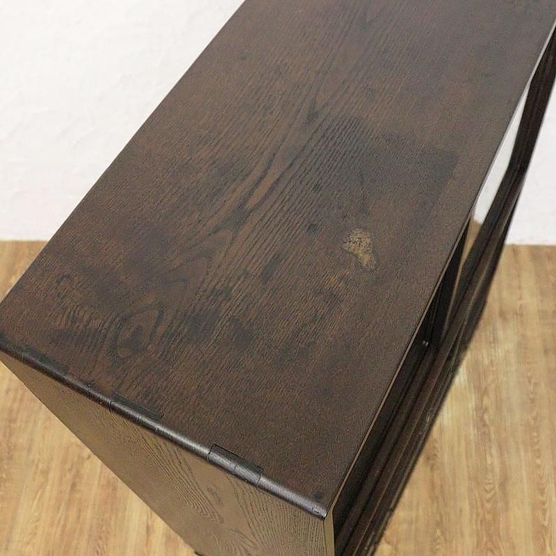 茶箪笥 キャビネット 食器棚 アンティーク 骨董 和モダン 町屋