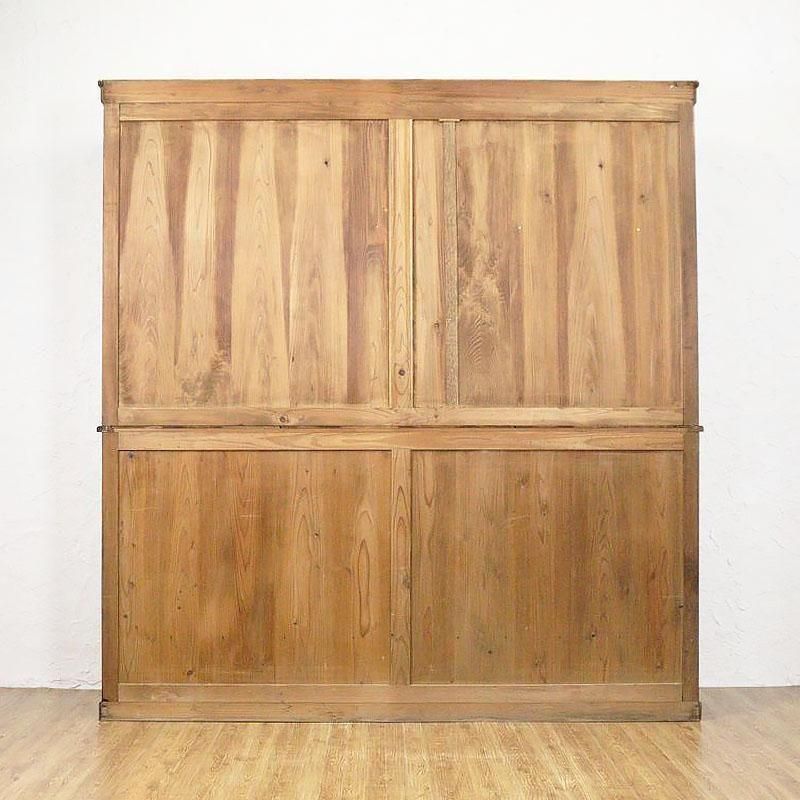 一間引戸水屋食器棚昭和の重厚な杉製アンティーク