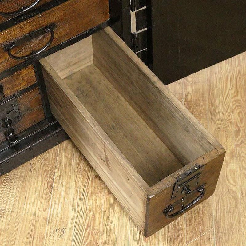 舟箪笥明治時代の桐製小箪笥アンティーク