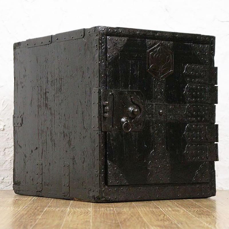 ◉【送料無料】デッドストック 舟箪笥 古民具 アンティーク 小箪笥 和箪笥 手元箪笥 古道具 小引き出しAntique Sam's Collection