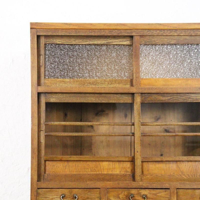 三尺水屋 食器棚 引戸キャビネット 日本製 和家具