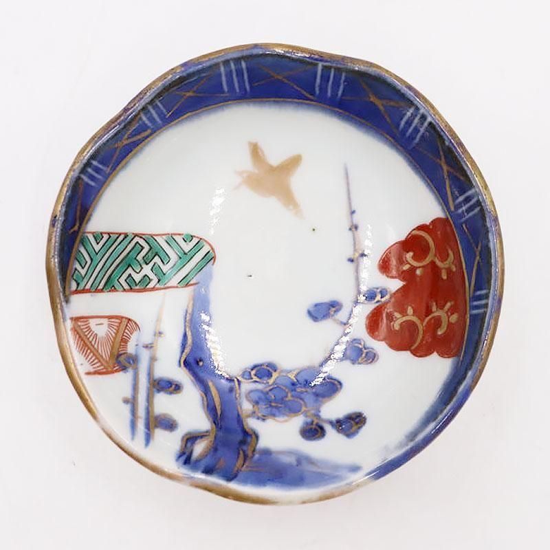 手描き 色絵 豆皿 豆鉢 手塩皿 醤油皿 おつまみ皿 和食器 かわいい