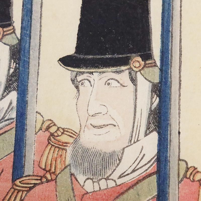 浮世絵 古版画 三代豊国 安貞の慕し木 小町姫 江戸時代