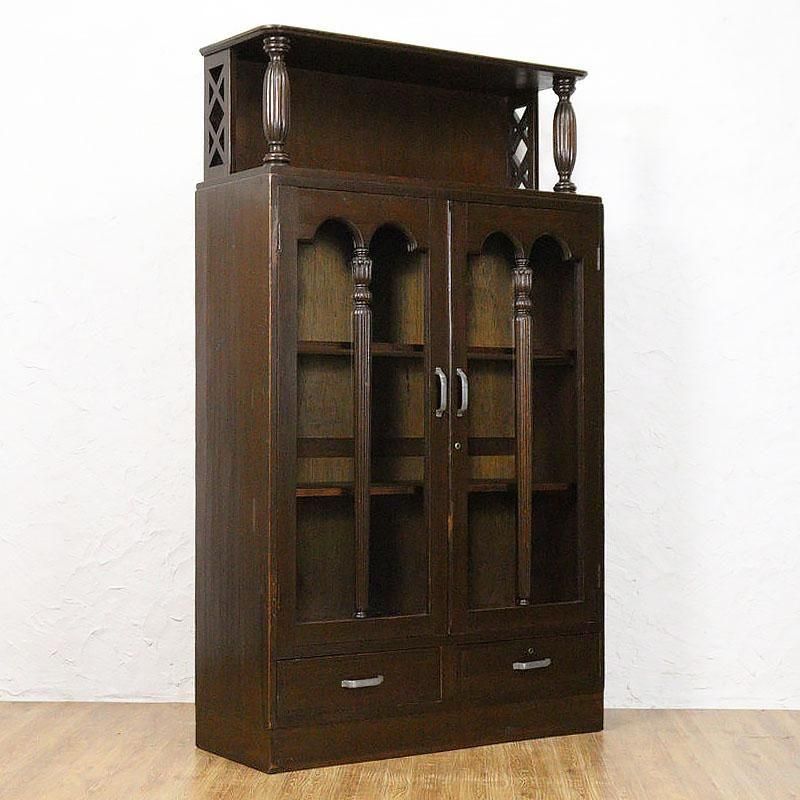 昭和の本棚 ジャパンヴィンテージ 楔本棚 昭和レトロ/Japanese Vintage Book Shelf