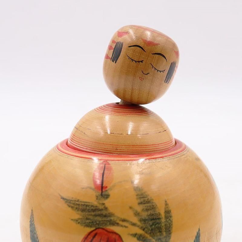 こけし 昭和初期の首振り民芸品 かわいいアンティーク