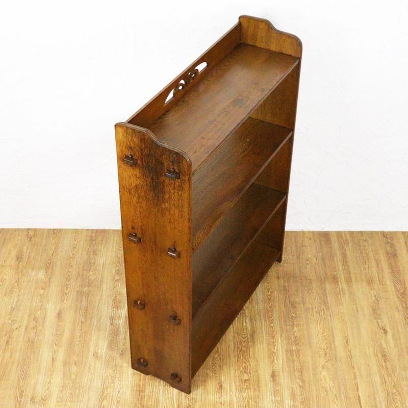 くさび本棚 小本棚 シェルフ 昭和レトロ 日本製 シンプル ミニマル