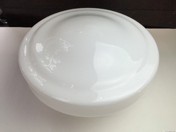 アンティーク ビンテージ 40s 器 お皿 ガラス 乳白色 - 食器