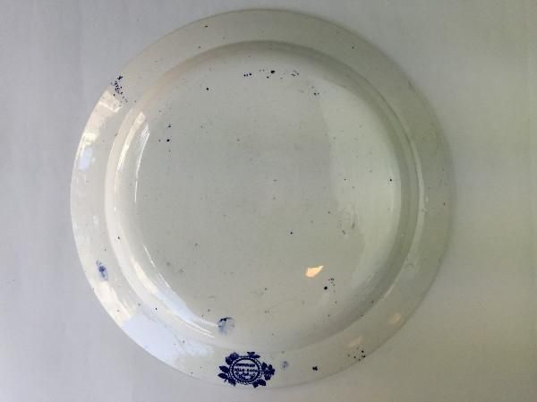 ブルーアンドホワイトオランダ製シノワズリ大皿 直径34