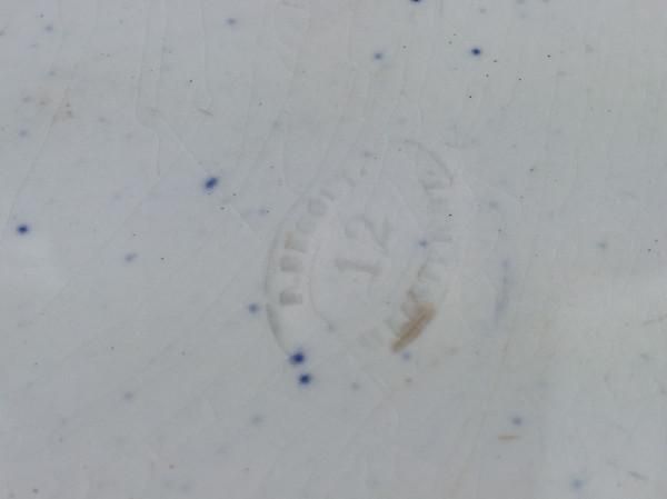 ブルーアンドホワイトオランダ製シノワズリ大皿 直径34