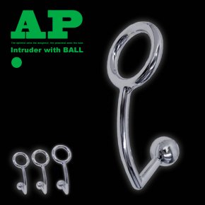 【1】【シーズン到来♪】コックリング一体型 AP シングルボール イントルーダ アナルプラグ 016