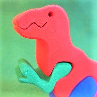 木製恐竜パズル ティラノザウルス （チラノザウルス T-REX)