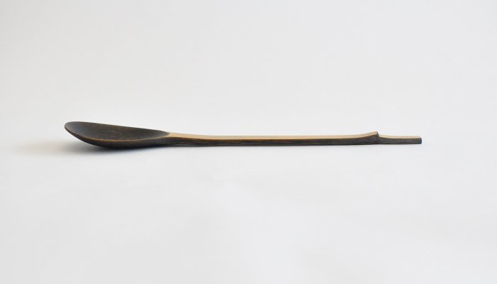 竹のスプーン 黒漆 18.4cm Pint! | threetone ［onlineshop］